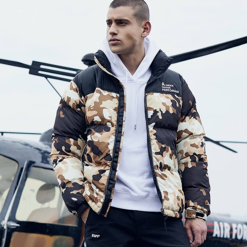 Men's Windproof Thickened Puffer Jacket