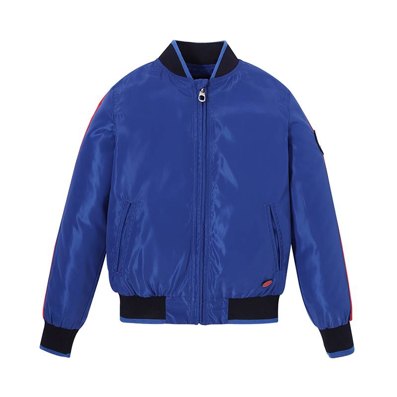 Boy's Bomber Jacket With Supercar Design Elements