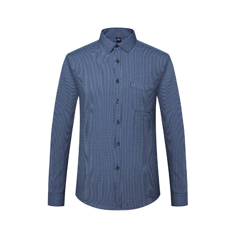 Men's Classic Business  Casual  Striped Cotton Blends Shirt