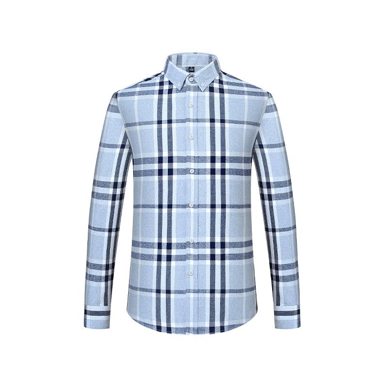 Men's Classic Thick Plaid 100% Cotton Shirt