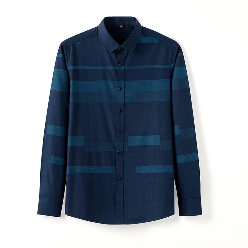 Men's Business Classic Casual    Printed Shirt