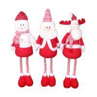 27.6 Inch Christmas Retractable Santa Claus Ornaments