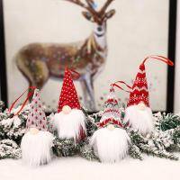 Christmas Faceless Doll Decoration Pendant Set Of 4