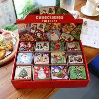 Christmas Gifts Tinplate Packaging Box Set Of 12
