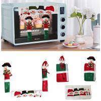 Christmas Decor Home Handle Cover Set Of 2(Each set 3 pcs)