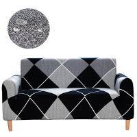 Printed Stretch Sofa Slipcover 1-Piece  Soft Furniture Protector  Waterproof Fit Any Sofa With Gaps