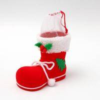 Christmas Flocking Christmas Decoration Candy Boots