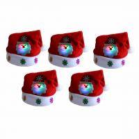Children's Christmas Hat With Lighting Set Of 3&5