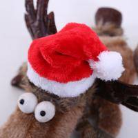 Christmas Plush Pet Hat Set Of 4