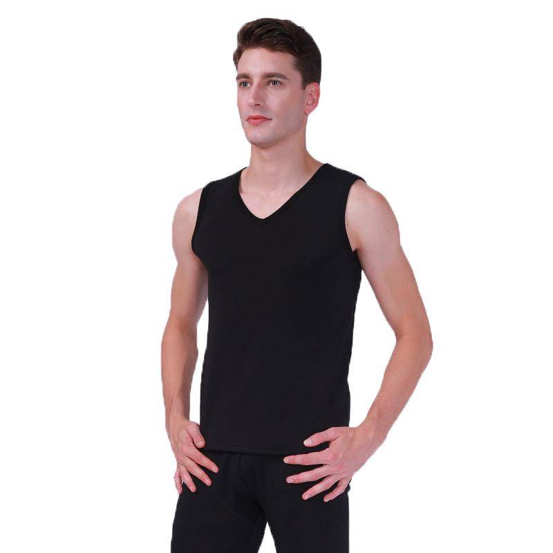 BLACK (V-COLLAR)