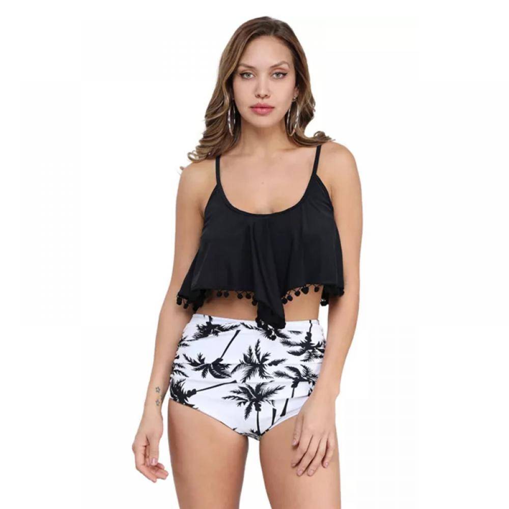 Women's Print High Waist Swimsuit