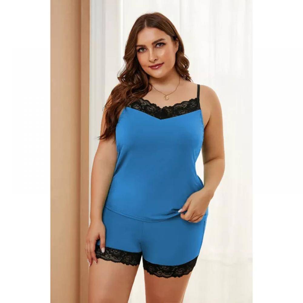 Women's Plus Size Cami Shorts Set Nightwear 