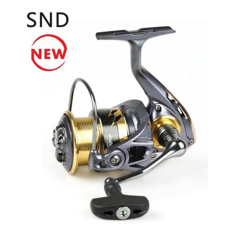 SND800 1000 2000 3000 4000 5000 Aluminum Handle Saltwater Fishing Tackle Spinning Fishing Reel 