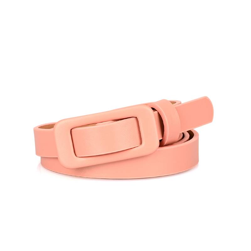 Women's PU Leather Pin Buckle Thin Belt 1.6cm / 0.63inch Wide