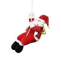 Christmas Rope Climbing Santa Claus Hanging Charm