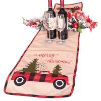 Christmas Linen Atmosphere Flag Tablecloth