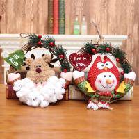 7.9x7.9 Inch Christmas Doll Garland Ornament Set Of 2