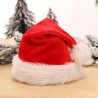 Plush Christmas Hat Adults Set Of 4