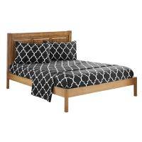 Printed Luxurious Brushed 4 Pieces - 2 Pillow Shams, 1 Flat Sheet, 1 Fitted Sheet 