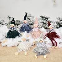 Christmas Decoration Cute Angel Lace Pendant Set Of 6