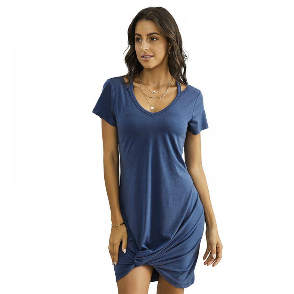 Women's Clear Skies Jersey Twist T-Shirt Dress