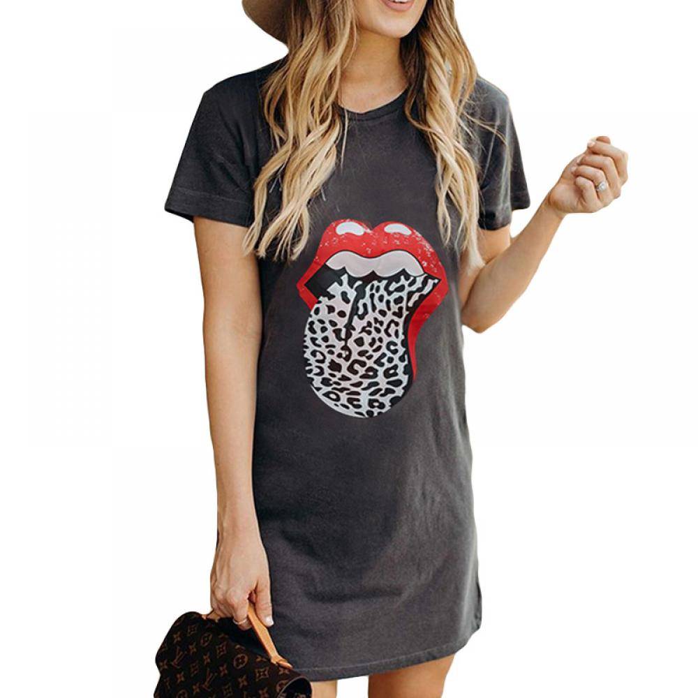 Women's Abstract Pattern Pullover A-line Skirt