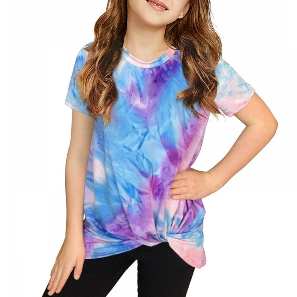 Girl's Twisted Tie-dye T-shirt